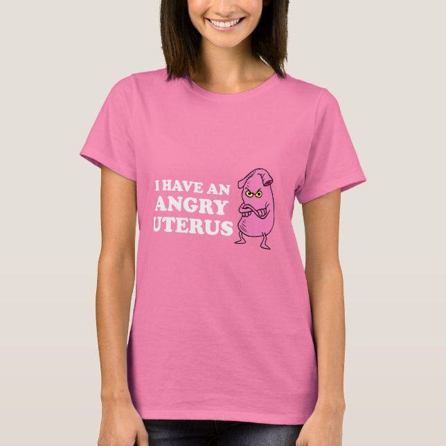 T-SHIRT UTÉRUS EN COLÈRE (Devant)