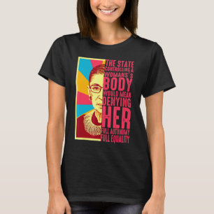 T-shirt Uterus Mon Corps Mon Choix Pro Choice Feminist Wom