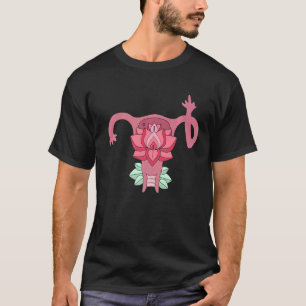 T-shirt Uterus montre le féminisme féministe du doigt moye