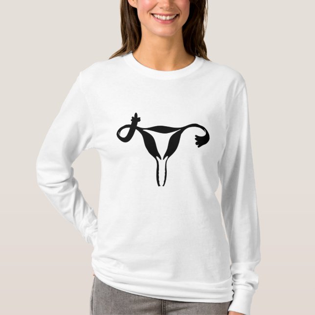 T-shirt Uterus Pro Choice Image Protéger le droit à la rep (Devant)