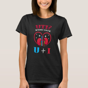 T-shirt Uti ressemble plus à U Plus I Kidney