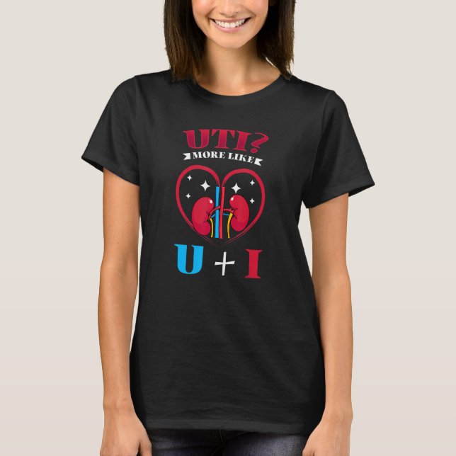 T-shirt Uti ressemble plus à U Plus I Kidney (Devant)