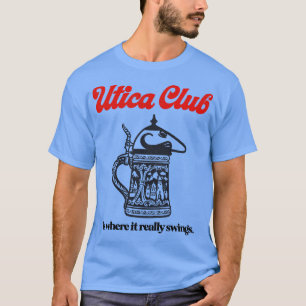 T-shirt Utica Club Swings Beer Retro Defunct Breweriana