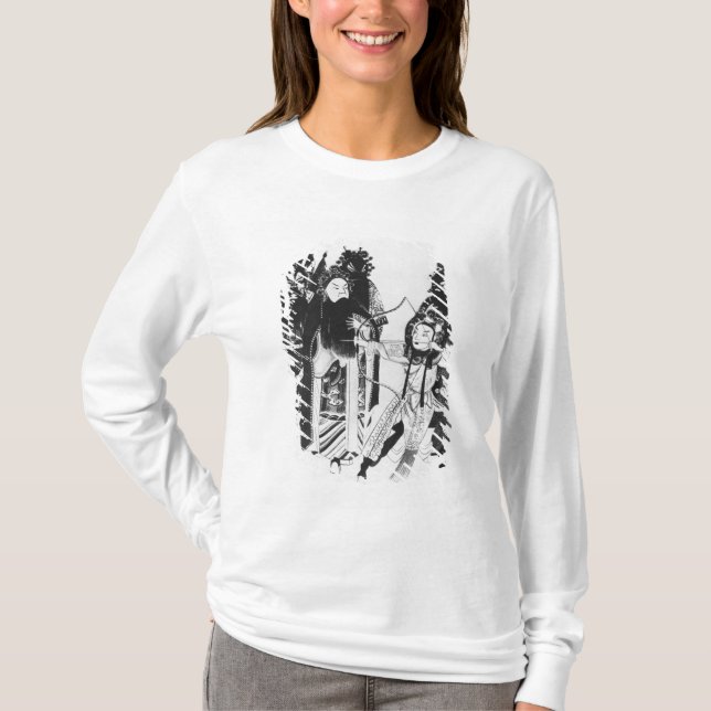 T-shirt Utilisant un arc à la porte de Yven (Devant)