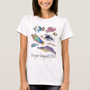 T-shirt Utiliser votre poisson ImaginOCEAN