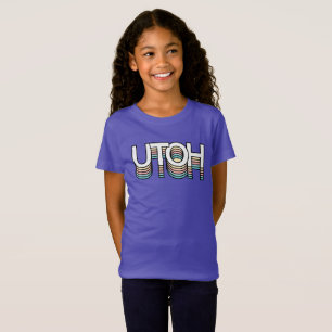 T-Shirt UTOH Pastel Retro Esthétique moderne Typographie d