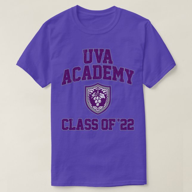 T-shirt Uva Academy Classe de 22 Variant (Design devant)