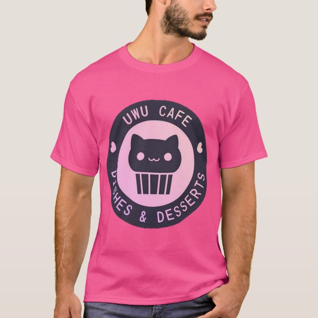 T-shirt UwU Café  (Devant)