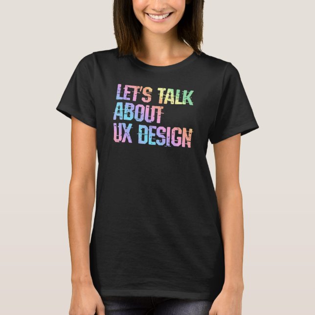 T-shirt Ux Design Humour Ui Designer User Experience Inter (Devant)