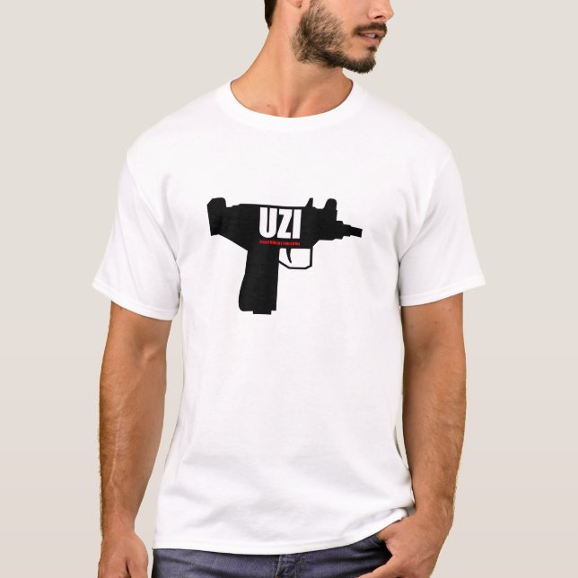 T-shirt UZI - Industries de militaires de l'Israël (Devant)