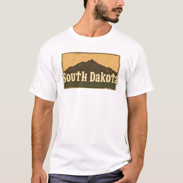 T-shirt V01 du Dakota du Sud (Devant)