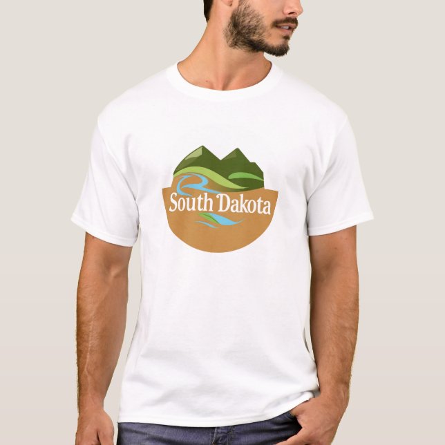 T-shirt V03 du Dakota du Sud (Devant)