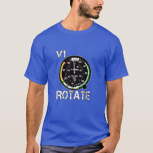T-shirt V1 Rotate - Amateurs d'avion - Présentation du pil