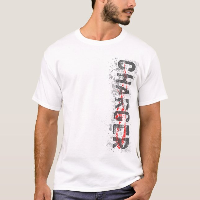 T-shirt v2 rouge de Vert de chargeur (Devant)