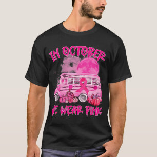 T-shirt V2DJ Conducteur de bus scolaire Leopard Cancer du