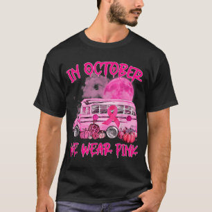 T-shirt V2DJ Conducteur de bus scolaire Leopard Cancer du 