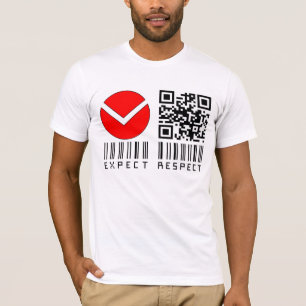 T-shirt V attendez-vous au respect