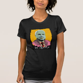T-shirt V-Cou pur d'OBAMA de VOTE