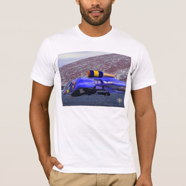 T-shirt V.E.M -Trilomobil Avion, Science Fiction (Devant)