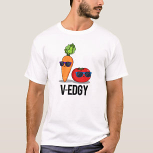 T-shirt V-Edgy Funny Veggie Pun