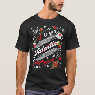 T-shirt V est pour la pâtisserie végane
