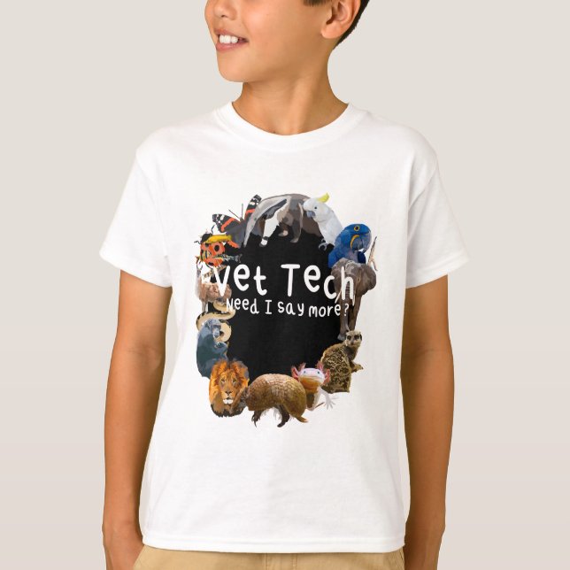 T-shirt V est pour Vet (Devant)