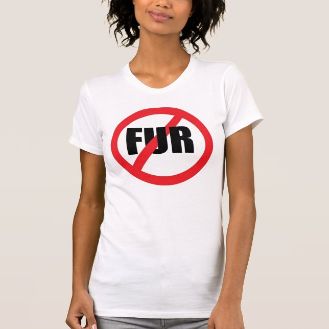 T-shirt V-fourrure (Devant)