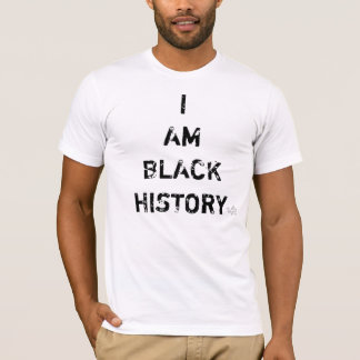 T-shirt V.I.P. JE SUIS L'HISTOIRE NOIRE (blanche)