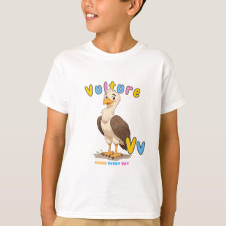 T-shirt “V is for Vulture” Alphabet Tee – Grow Every Day