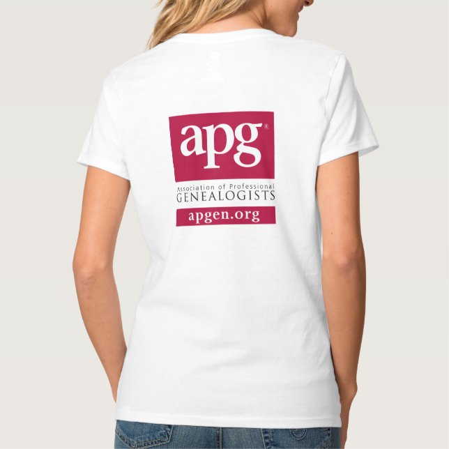 T-shirt V-Neck féminin APG - Manches courtes (Dos)