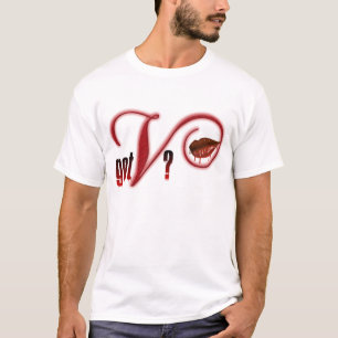 T-shirt V obtenus - Sang de vampire