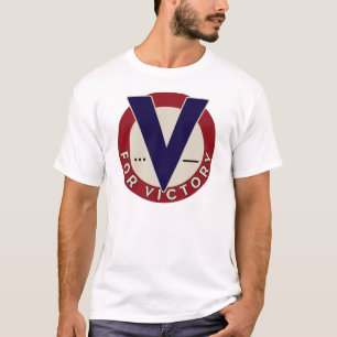 T-shirt V pour la victoire ! - 2ÈME GUERRE MONDIALE
