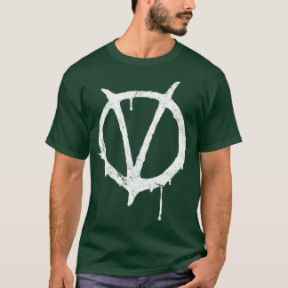 T-shirt V pour Vendetta Vintage2