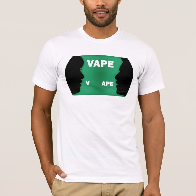 T-SHIRT V SINGE   VAPE (Devant)