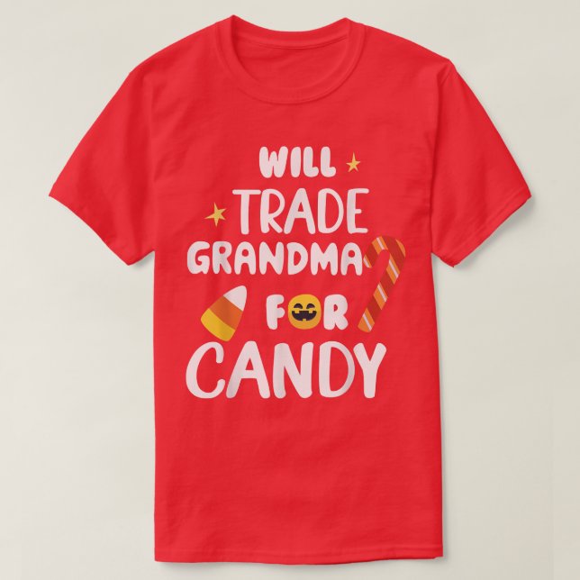 T-shirt Va Échanger Grand-Mère Pour Candy Drôle Matching H (Design devant)