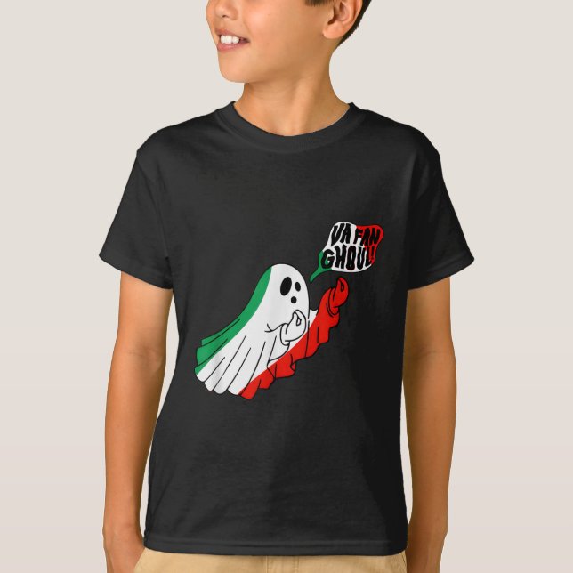 T-shirt Va Fan Ghoul For Men Women Italian Funny Halloween (Devant)
