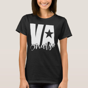 T-shirt VA Nurse Real American Patriotic 4 juillet Vinta