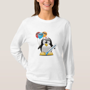 T-shirt Va-t'en bientôt. Infirmière de pingouin.