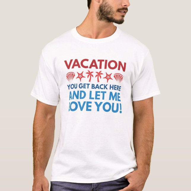 T-shirt Vacances (Devant)