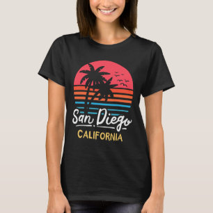 T-shirt Vacances à la plage vintage à San Diego Californie