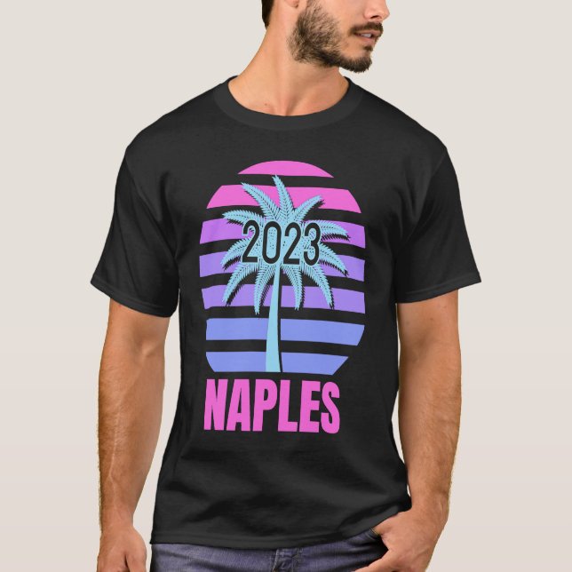 T-shirt Vacances à Naples 2023 (Devant)