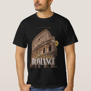 T-shirt Vacances à rome au Colisée Retro Italie Noir