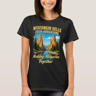 T-shirt Vacances à Wisconsin Dells, la capitale des parcs
