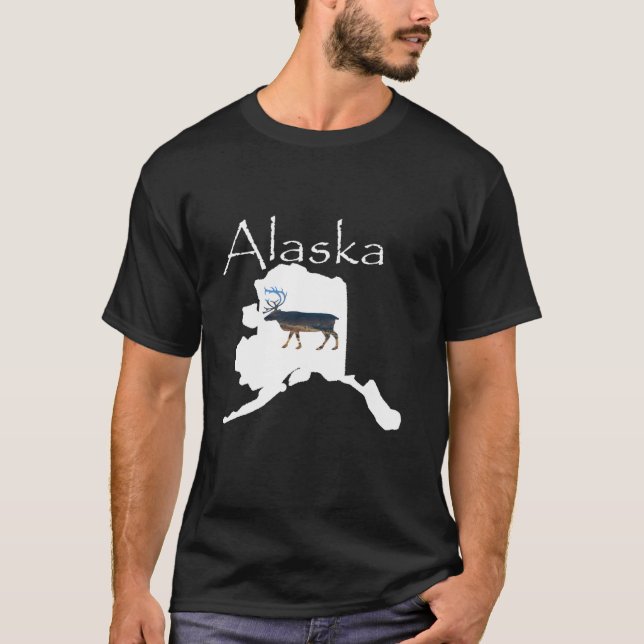T-shirt Vacances Alaska Dernier Frontier Souvenir Cadeaux  (Devant)