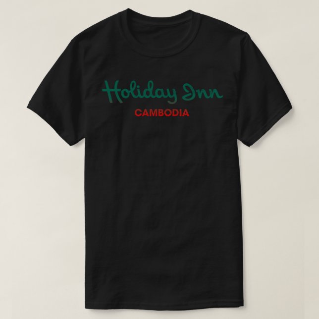 T-shirt Vacances Au Cambodge (Design devant)