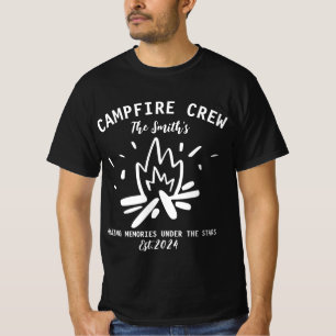 T-shirt Vacances Camping Familial 2024, Équipage Camping