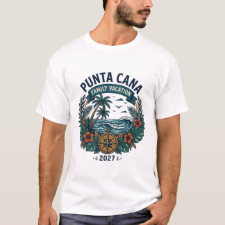 T-shirt Vacances caraïbes à Punta Cana 2027