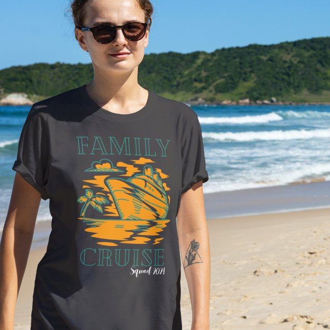 T-shirt Vacances croisière en famille 2024 (Créateur téléchargé)