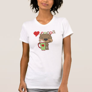 T-shirt Vacances d'amour de cacao d'ours