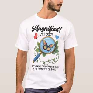 T-shirt Vacances d'aventure avec des insectes agrandis Vbs